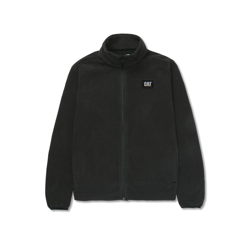 CAT Ζακέτα εργασίας microfleece μαύρη M 1030009