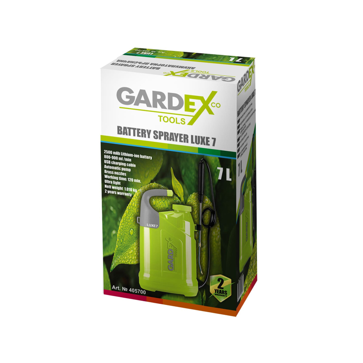 GARDEX Ψεκαστήρας μπαταρίας lithium 7L 405700 - Image 2