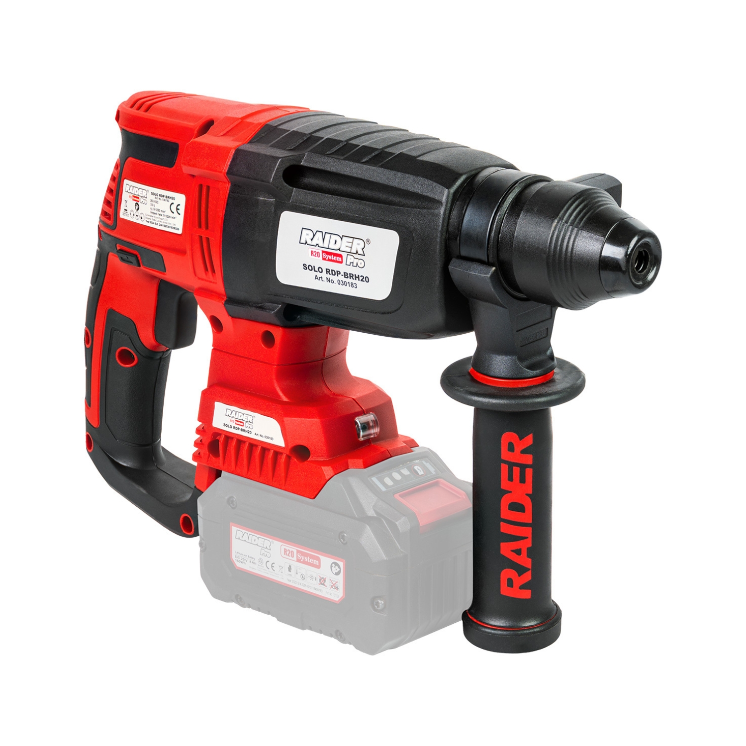 RAIDER R20 Solo Δράπανο περιστροφικό πιστολέτο 3J RDP-BRH20 030183 - Image 2