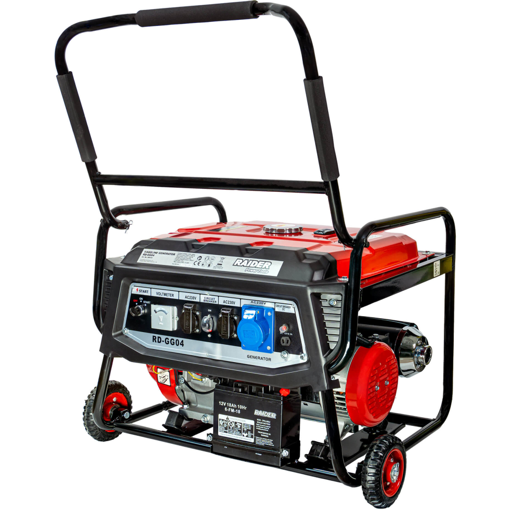 RAIDER Γεννήτρια βενζίνης τετράχρονη 5.5kVA RD-GG04 090101 - Image 2