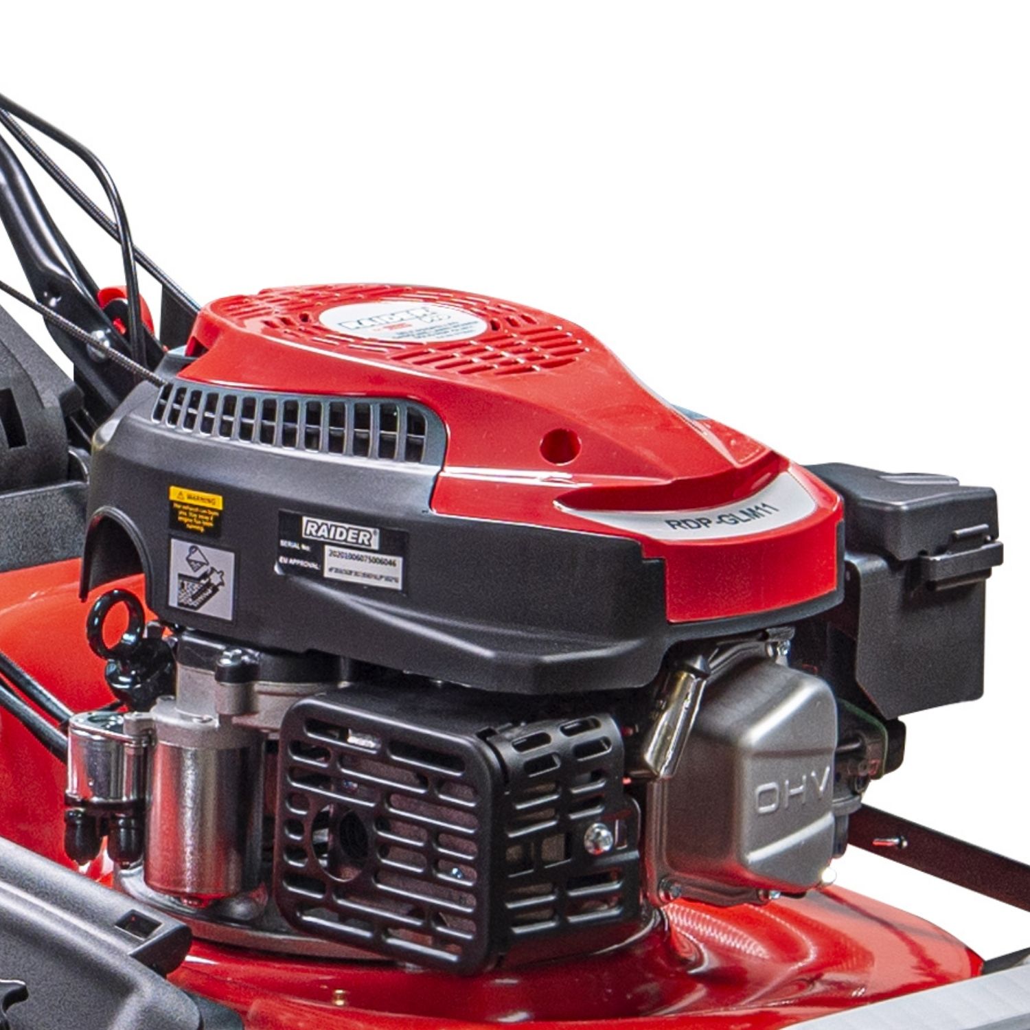 RAIDER Μηχανή γκαζόν βενζινοκίνητη RD-GLM11 5hp 530mm 70L 075006 - Image 2