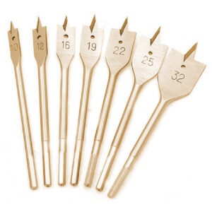 RAIDER Τρυπάνι ξύλου φτερού σετ 7τεμ 10-32ΜΜ 157794