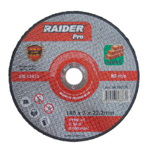 RAIDER Τροχός κοπής πέτρας Pro 180*3*22.2mm 160136