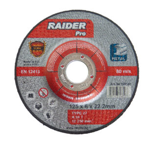 RAIDER Τροχός λείανσης Pro 125*6*22.2mm 160145