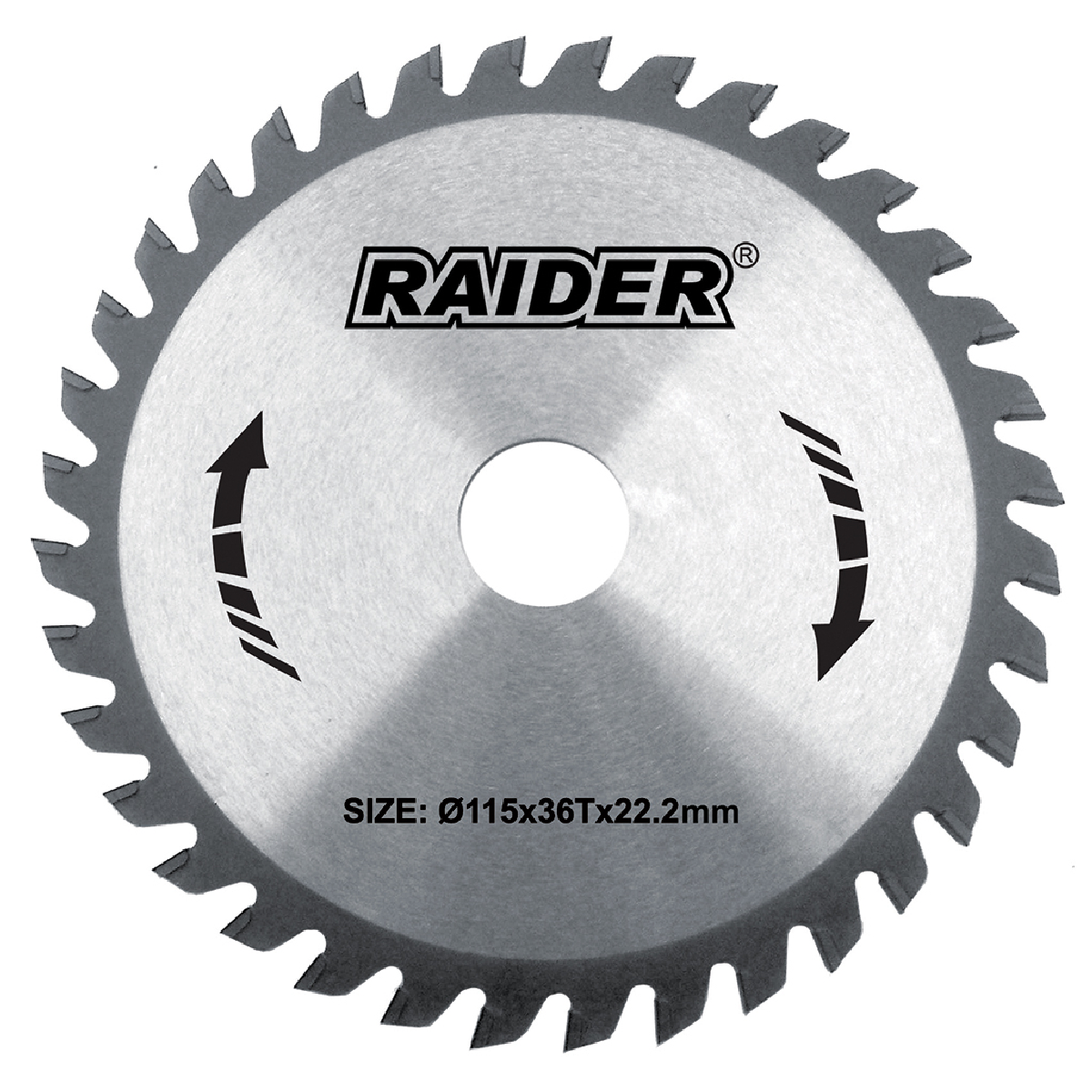 RAIDER Δίσκος κοπής ξύλου Φ20/ Φ180/24Δόντια 163102