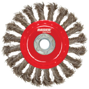 RAIDER Συρματόβουρτσα γωνιακού κοτσίδα ίσια 100ΜΜ 171122