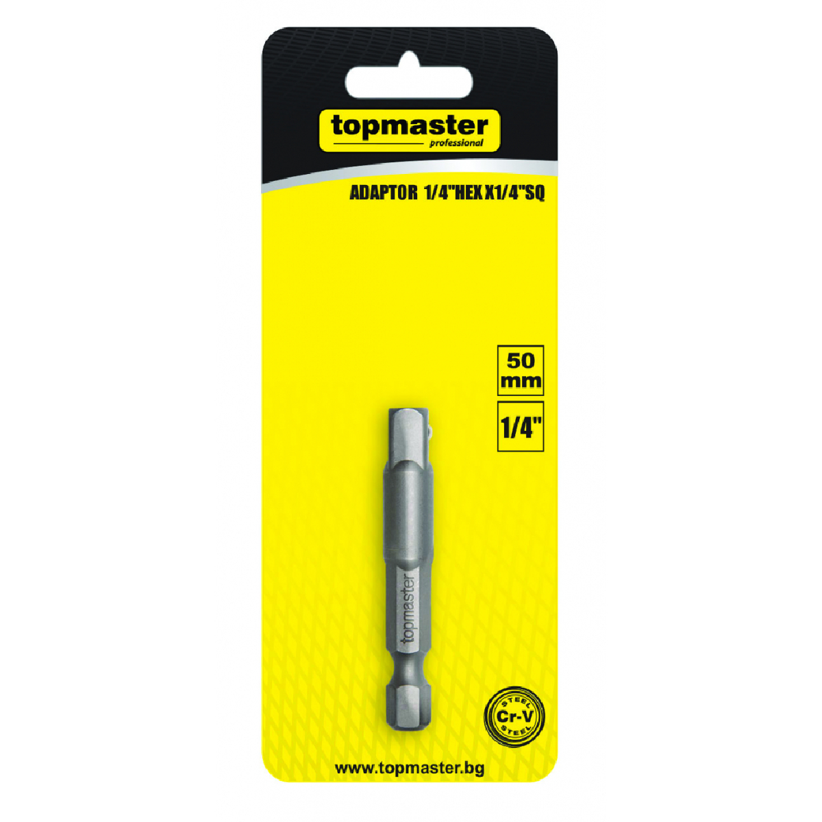 TOP MASTER Αντάπτορας hex 1/4" για καρυδάκι 1/4'' 330367 - Image 2