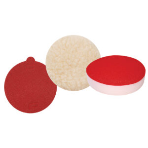 RAIDER Αλοιφαδόρου γωνιακού στίλβωσης σετ 3τεμ Φ125 499976