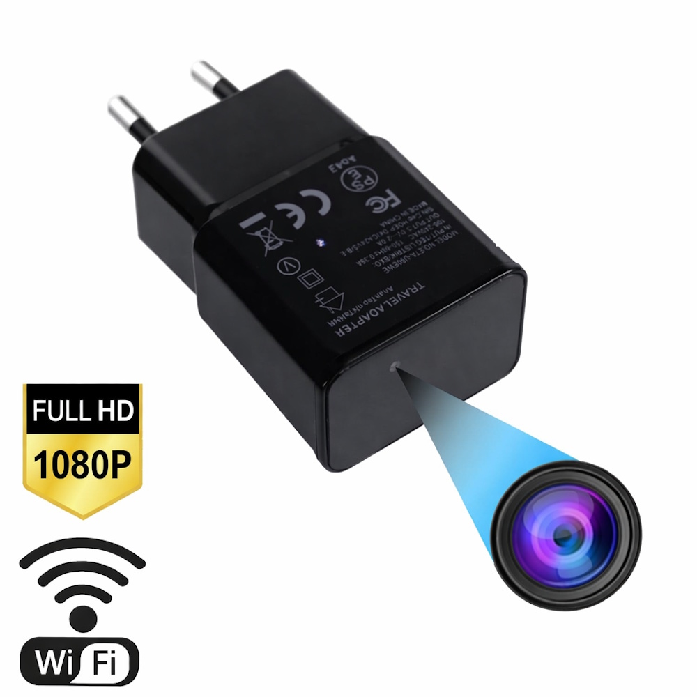 S-Talk S6 Κρυφή Κάμερα σε Φορτιστή Πρίζας WiFi 1080P με Ανίχνευση Κίνησης & Νυχτερινή Λήψη (App Allcam365)