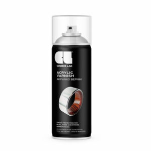 CosmosLac Acrylic Varnish 378 Σπρέι Βερνίκι Σατινέ – Άχρωμο 400ml