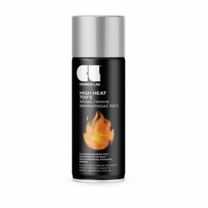 CosmosLac Heat Resistant 350 Σπρέι Βαφής Υψηλής Θερμοκρασίας – Γκρι 400ml