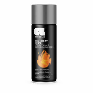 CosmosLac Heat Resistant 356 Σπρέι Βαφής Υψηλής Θερμοκρασίας – Γκρι Σκούρο 400ml