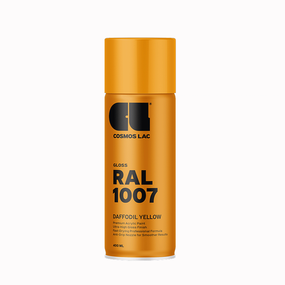 CosmosLac RAL 1007 Σπρέι Βαφής Daffodil Yellow - Κίτρινο 400ml