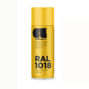 CosmosLac RAL 1018 Σπρέι Βαφής Zinc Yellow - Κίτρινο 400ml