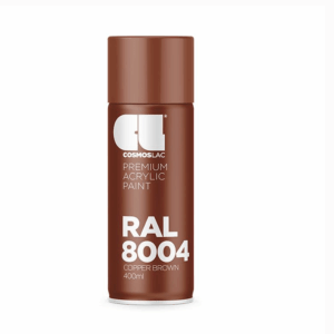 CosmosLac RAL 8004 Σπρέι Βαφής Copper Brown – Καφέ Κεραμιδί 400ml