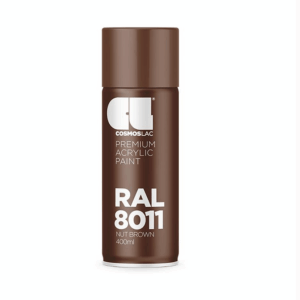 CosmosLac RAL 8011 Σπρέι Βαφής Nut Brown – Καφέ Καρυδί 400ml