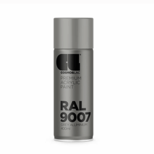 CosmosLac RAL 9007 Σπρέι Βαφής Grey Aluminium – Γκρι Αλουμινίου 400ml