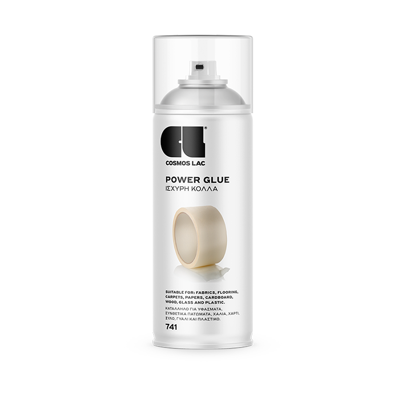 CosmosLac Power Glue 741 Σπρέι Κόλλας Διάφανο 400ml