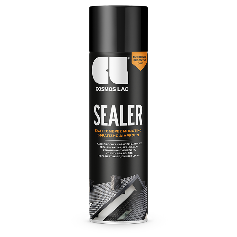 CosmosLac Sealer Black 260 Σπρέι Σφραγιστικό Διαρροών Μαύρο 500ml
