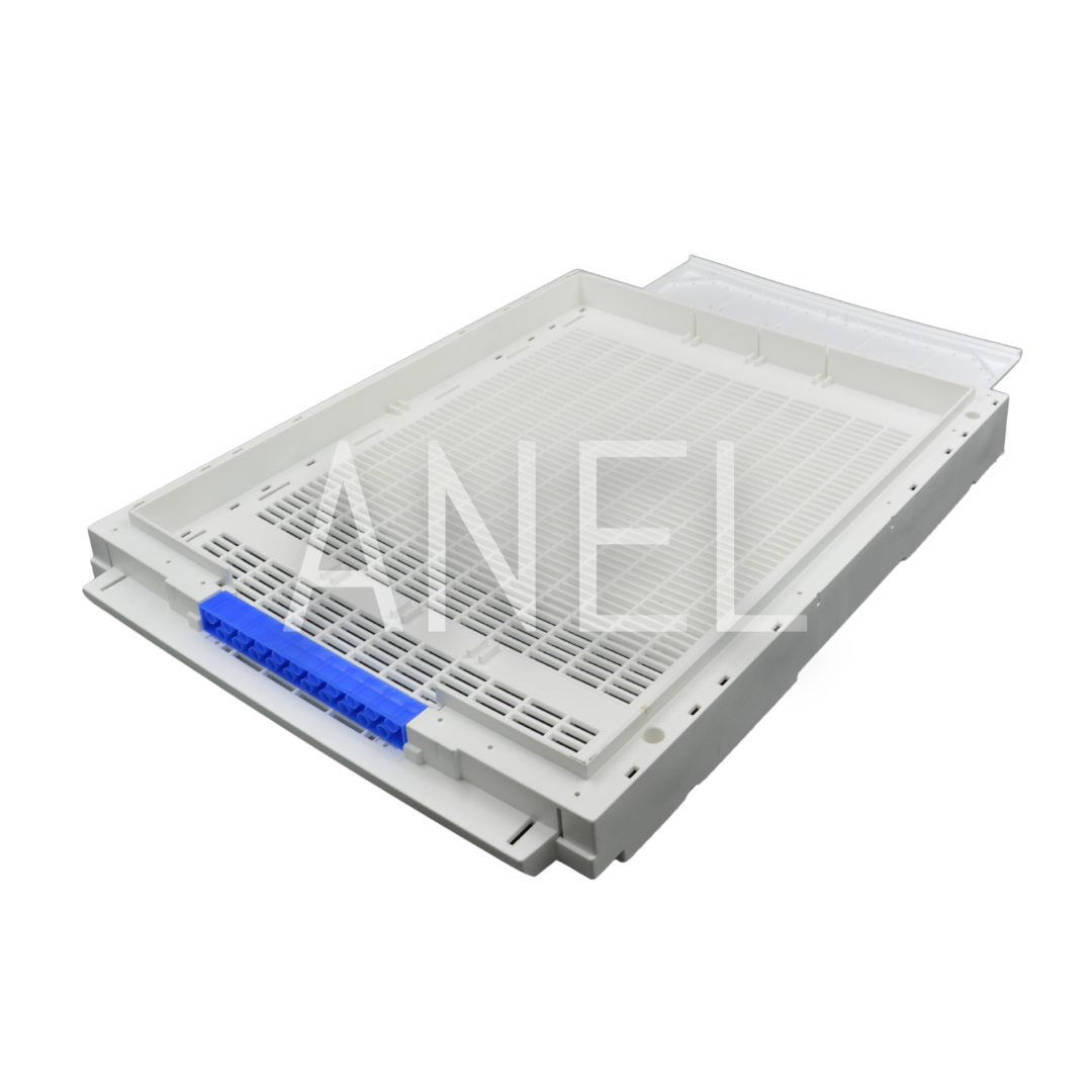 ANEL LockFit Βάση Κυψέλης Κινητή Πλαστική Αεριζόμενη με Συρτάρι, Πορτάκι και Τακούνια