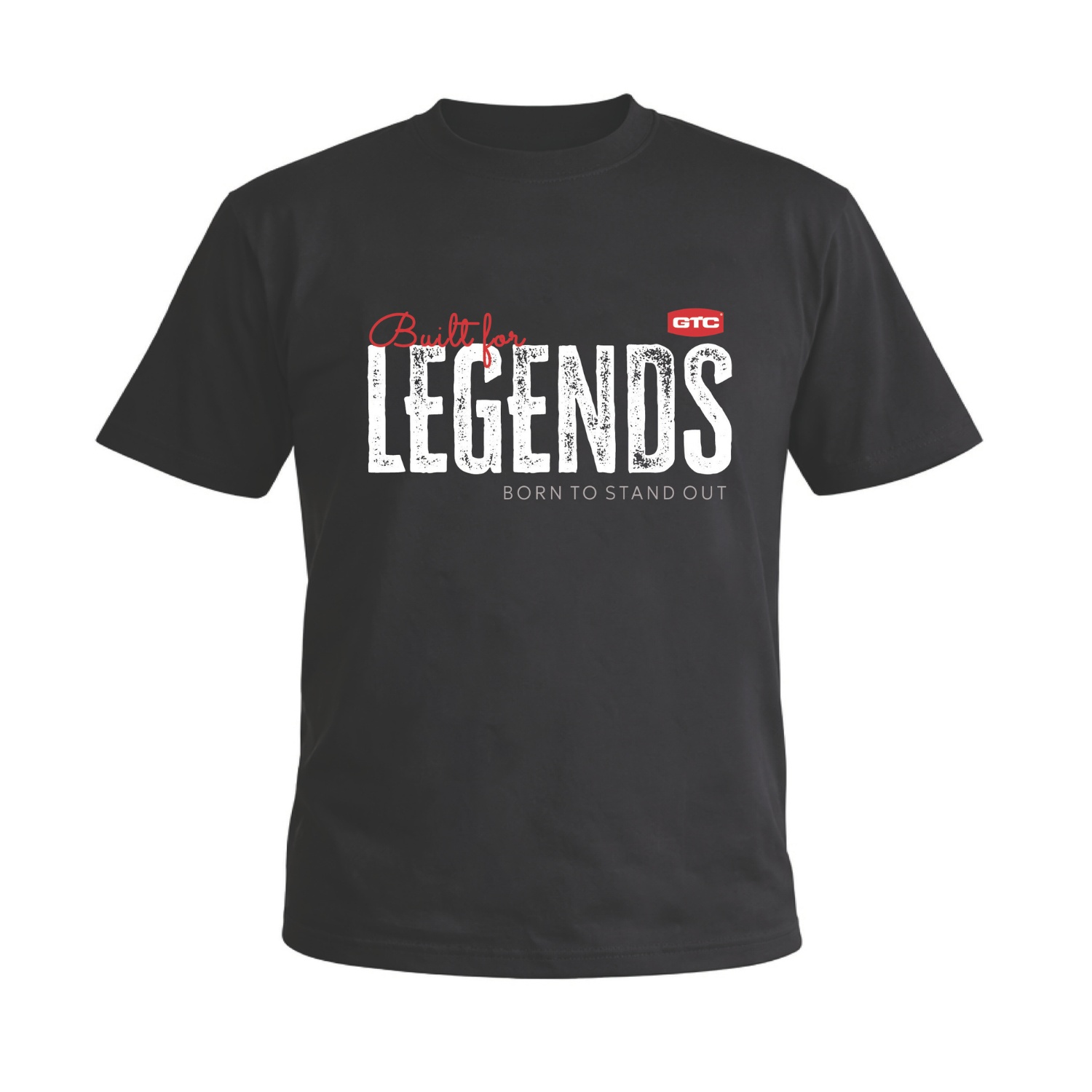 GTC Μπλουζάκι κοντομάνικο Legend μαύρο M
