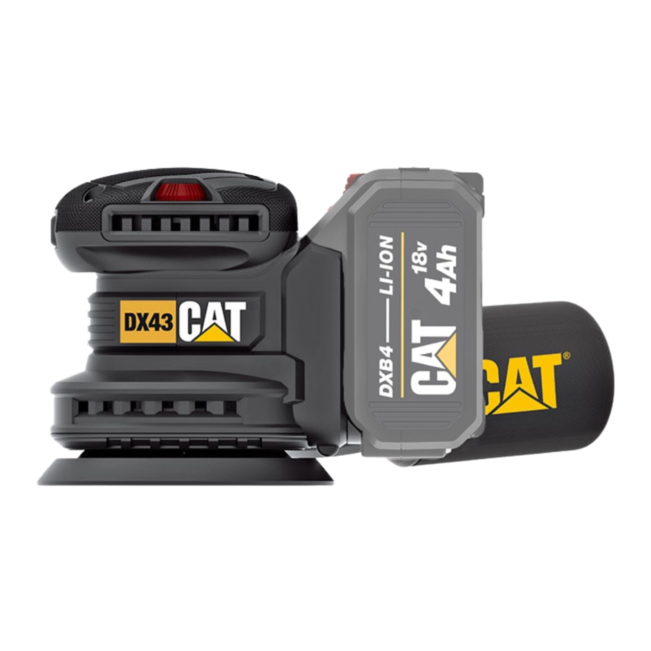 CAT Solo Τριβείο έκκεντρο 125mm Brushless 18V DX43B - Image 2