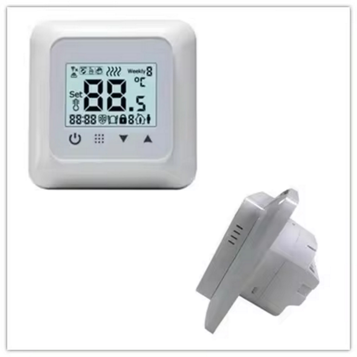 Hysen Hy011WE WiFi Έξυπνος Θερμοστάτης καλοριφέρ Smart WiFi & Internet control (WH) - Image 2