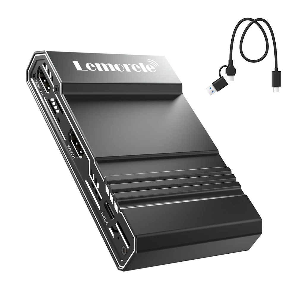 Lemorele AC09 Capture Card HDMI σε USB 3.0 με 4K Passthrough για OBS - Image 2