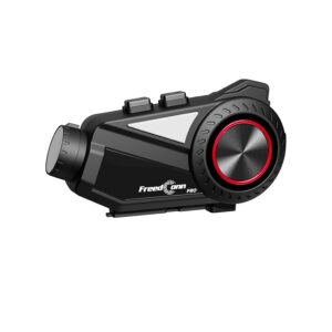 FreedConn R3 PRO V2 Κάμερα Πορείας 2K/WiFi Αναμετάδοση/ Ενδοεπικοινωνία Μονή για Κράνος Μηχανής 1200m για έως 6 χρήστες