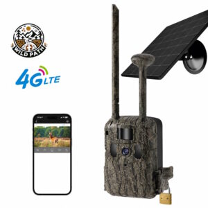 Wild Path T6 4G Κάμερα για Κυνηγούς, Μελισσοκόμους και Αγρότες με SIM, GPS και Ηλιακό Πάνελ (1080P/24000mAh/IP66)