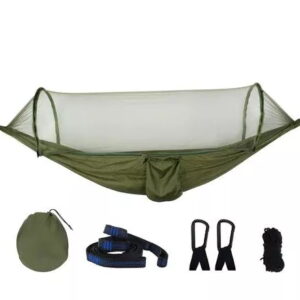 Kepeak Αιώρα Μονή με Κουνουπιέρα Αυτόματη 250x120cm - Xακί MNGG007