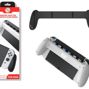 JYS NS217 Handle Grip Χειρολαβή για Nintendo Switch OLED(ΜΑΥΡΟ)