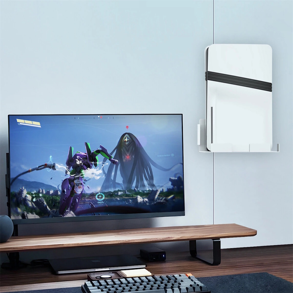 JYS P5226 Βάση Τοίχου για PS5 / PS5 Slim / PS5 Pro – Universal Wall Mount Console Stand Λευκό - Image 6
