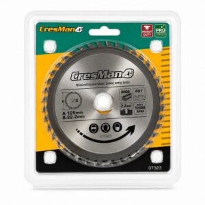 Δίσκος ξύλου Cresman 125mm 40 δόντια