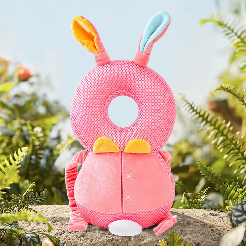 Giggles and Co. Προστατευτικό Μαξιλάρι Κεφαλιού Μωρού "Pink Bunny" Mesh (5 έως 48 μηνών) - Image 2