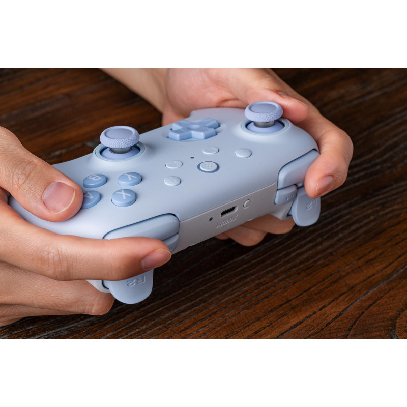 8BitDo Ultimate 2C Bluetooth Controller για Switch (Hall Effect Μοχλοί/Δόνηση Rumble/Turbo) Blue - Image 2