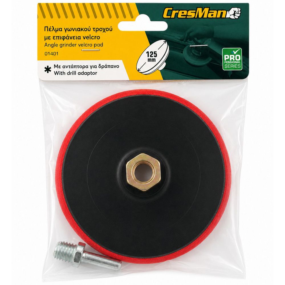 Βάση velcro Cresman m14 125mm +αντάπτορας δραπάνου